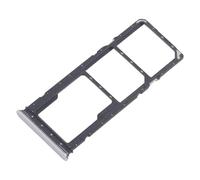 Generico Pièce de rechange compatible avec Realme Narzo C71 4G RMX5303 Plateau chariot porte-carte nano Sim1 + SIM 2 + fente pour logement mémoire micro SD (White Swan)