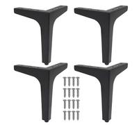 Generico Pieds En Métal Pour Table - Pieds De Table Extérieure | Base Angulée Renforcée Avec Support Triangulaire Pour Meubles De Cuisine Salle À Manger Maison Utilisation Ménage