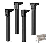 Generico Pieds pliants pour table - Pour meubles en métal, supports durables pour tables à café, ensemble portable de 4 pièces | à utiliser pour la maison, le bureau, l'atelier, le garage, les foires