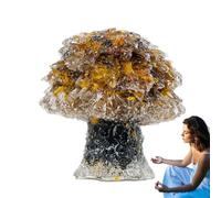 Genérico Pierre naturelle | Pierres d'énergie de méditation en forme d'érable | Esthétique compacte décoration de la maison Polie à la main pour la salle de yoga de méditation