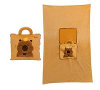 Generico Pillow Blanket, Capybara Sleeping Mat for Kids, Compact Head Support with Soft Function, Nap Blanket for Camping, Airplane, Car, Daycare, Home Offices and Adults, 2 en 1