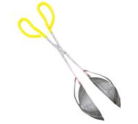 Generico Pince à poisson cuillère avec double filtre en acier inoxydable, outil pour filtre avec pince à poisson | pour la plage en plein air, mer, lac, rivière, eau, eau salée