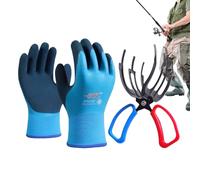 Genérico Pinces à griffes antidérapantes en métal - Soutien-gorge multifonction pour eau salée, eau douce, glace, bateau, kayak, capture de crabes et