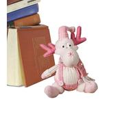 Genérico Pink Santa Peluche - Décoration de Noël | Jolie Figurine Suspendue pour Tablette Windowsill Nappe Shelf Garden Yard Office Desk Bedroom Holiday Decor Gift