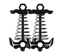 Generico Piquet coupe-vent - Forme lisse de poisson en aluminium coupe-vent, pour tente à ressort pour fixer le pont, crochet de tension à ressort compact 8,4 x 4,8 x 3 cm pour la fixation de la corde