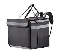 Generico Pizza Delivery Bag - Expandable Takeaway Backpack for Pizza Delivery | Heavy Duty Food Carrier Insulation Storage for Restaurants, Hiking