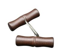 Generico Planche à découper en - Outil de coupe d'argile en acier inoxydable, design de poignée en bois | outil d'argile solide solide avec poignée lisse, fournitures pour roues pour