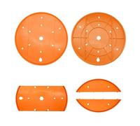 Genérico Planter Inserts, Plant Drainage Inserts, Flower Pot Fillers, Lightweight Round Support Base, Reusable Drainage Tray Design, Water Flow Vent System, 9.8 x 0.4 x 9.8 in, for Indoor Outdoor