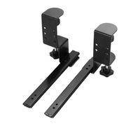 Generico Plate-forme sous le bureau : support pour clavier rétractable, étagère réglable, tiroir coulissant | Support pratique en hauteur pour table de bureau Home Studio salle de classe