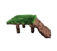 Generico Plate-forme tortues - 23 cm terrasse repos terrarium, rampe escalier, pont mobile | zone solaire pour reptiles, grenouilles, barbus, aquarium, design robuste, installation facile