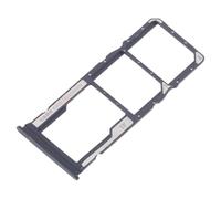 Generico Plateau compatible avec Xiaomi Redmi 14C 4G 2411DRN47C 2409BRN2CY / Poco C75 4G 2410FPCC5G Chariot tray porte carte nano Sim1 + SIM 2 + fente slitte logement mémoire micro SD (Noir)