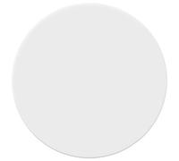 Generico Plateau de table rond 40 cm en bois ingénierie blanc | Utilisation en intérieur, surface robuste, entretien facile, idéal pour les projets de bricolage, design minimaliste