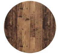 Generico Plateau de table rond en bois ingénierie Ø 80 x 1,5 cm | Finition bois, utilisation intérieure, nettoyage facile, base pour projets de bricolage, remplacement des plans
