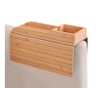 Generico Plateau pour accoudoir de canapé - table organisateur de hack pour canapé, plateau pliable multi-usages er Snack Panche er téléphone à distance, récipient plus accoudoir