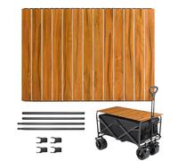 Genérico Plateau pour chariot extérieur - Table pliante pour chariot de jardin | Accessoires polyvalents pour repas, préparation des aliments, barbecue et camping en plein air