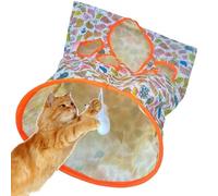 Genérico Pliable pour Chats | Pliable pour Le Son | Tube de Jouet pour se détendre, Explorer, Jeu Portable pour se Cacher et Jouer