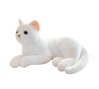 Generico Plush Cat - 12 pouces Soft Realistic Toy Throw Pillows | Cat Plushs 30 cm 12 pouces Cute Soft For Home Office Dorm | Girls Kitten Plush Stuffed Doll | Car Sofa Nursery Birthday Holiday Party