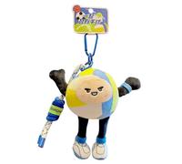 Generico Plush Football Keychain - Sleek Keychain for Drivers, Footballs Fan Key Ring | Stylish Car Keys Holder, Sports-Themed Bag Accessory, Portable Football Key Fob, Gift for Him and Her