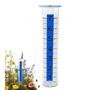 Generico Pluviomètre d'extérieur pour jardin | Compteur avec grands chiffres et écran transparent | Compteur de pluie à tube de 20 cm - jardin, terrasse, balcon, serre, paysage
