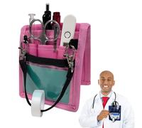 Generico Poche organisateur d'infirmières portable | Banana Bag pour T-shirt médical avec plusieurs compartiments, porte-stylos et accessoires de travail sanitaire - Accessoire pratique pour