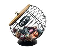 Genérico Pod Holder - Iron Coffee Pod Storage | Grande capacité Cup Holder Coffee Capsulee Storage Basket | Kitchen Organization Rack For All Barr Accessories