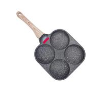 Genérico Poêle à œufs, avec indicateur de température 960 ml, poêle antiadhésive pour omelettes et œufs, pour induction, vitrocéramique, petit déjeuner et maison