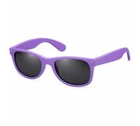 Generico PoIaroid Lunettes de soleil | Multicolor Violet - Lentille noire | Lunettes de soleil avec verres polarisés | Bébé | Protection UV400 | Légères - Résistantes pour un confort quotidien