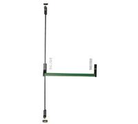 Generico Poignée anti-panique verticale d'environnement vert kit KH.2 - CIRCEO