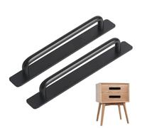 Genérico Poignée de porte adhésive - Poignée d'armoire instantanée auto-adhésive élégante - Aide à pousser et à retirer le poinçon libre multi-usages