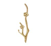 Genérico Poignée de tiroir en laiton en forme de branche créative, poignée d'armoire en branche en laiton pour commodes, armoires, étagères, penderies maison, chambre, hôtel, appartement