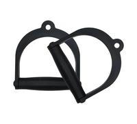 Generico Poignées de Fitness,Équipement de fitness en forme de D | 2 poignées de câble de poulie pour l'entraînement, pour Extension Triceps, Curl Biceps, LAT Pulldown, Remo et Bodybuilder