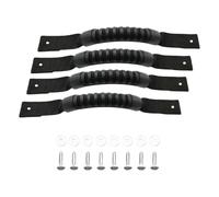 Genérico Poignées de kayak - 4 poignées en caoutchouc de nylon résistantes | Pièces de rechange pour kayak de 415 g, avec vis, pour valises, portes, canoë, planche à pagaie, sports nautiques, marins