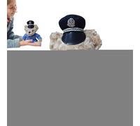 Generico Politica Bear - Politiques Teddy's Bears Animaux en peluche,Peluche douce d'ours en peluche avec robe de amovible, ours en peluche pour et filles