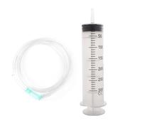 Generico Pompe à huile à seringue de 100/300/550 ml - Tube de 1 m pour alimentation des animaux domestiques, hydroponique et transfert de fluides(300 ml)