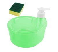 Generico Pompe à savon pour - Distributeur de savon à double fonction, récipient transparent, mécanisme de recharge facile, gadget pratique pour le nettoyage
