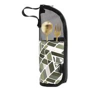 Generico Portable Cutlery Storage, Travel Tool Bag, Flatware Case Organizer, Zipper Flatware Holder, Chopstick Storage Pouch, Tool Carrying Case, Compact Storage Case, Reusable Tool Holder, C,