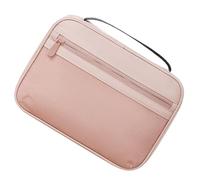 Generico Portable Storage Bag, Chargeur Organizer Case, Travel Cable Organizer, Portable Storage Bag 9.06x1.38x6.5 for Cord, Charger, Phone, Earphones (Pink, Black, Gray), rose, riferimento alla