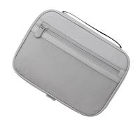 Generico Portable Storage Bag, Chargeur Organizer Case, Travel Cable Organizer, Portable Storage Bag 9.06x1.38x6.5 for Cord, Charger, Phone, Earphones (Pink, Black, Gray), Gris, riferimento alla