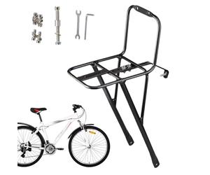 Generico Porte-bagages Vélo - D'aluminium 16x40cm | Support Vtt | Montage Porte-objets Sac Voyage Cruiser Transport Longue Distance Panier