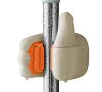 Generico Porte-balai mural, support de pouce sur pour stocker des balais, organisateur pour outils de jardin non glissant ; idéal pour débroussailleuse, pelle et râteau