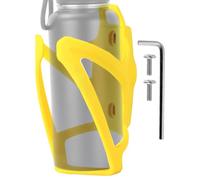 Generico Porte-bidon pour vélo, jaune, Veuillez vous référer à la | Fixation réglable avec vis et outil, accessoire de cyclisme pour route, VTT et fauteuils roulants
