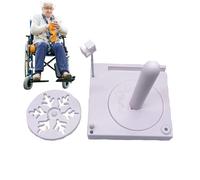 Generico Porte-boules de fil - Porte portable pour avec fuseau pour crochet, outil d'organisation artisanale avec support de téléphone intégré | accessoire ergonomique pour tricot PE