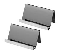 Generico Porte-cartes de visite pour bureau, 2 pièces pour l'organisation de bureau, organisateur pour cartes de visite, pour bureau, environnement intérieur, poste de travail, étude scolaire