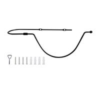 Generico Porte-chapeaux de cowboy mural - Présentoir organisateur pivotant, porte-chapeaux style occidental avec crochet - pour maison, bureau, salon, chambre, entrée antichambre