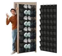 Generico Porte-chaussures De Porte | Économie D'espace Pliable Filet Respirant - Organisation Chaussures de Porte - Pour Sneaker Chaussons Bouteilles Salle De Bains Entrée Appartement