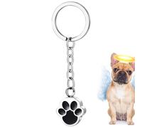 Generico Porte-clés commémoratif pour chiens - Ornements commémoratifs ouvrables en acier inoxydable, porte-clés souvenir pour chiens | Pour la maison bureaux école dortoir social quotidien vacances