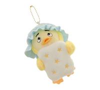 Genérico Porte-clés en forme de canard de mare - Jouet suspendu de dessin animé de luxe spongieux, décoration de sacs portables | Accessoire pour poupées suspendues à la fermeture éclair de Mo