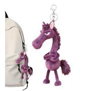 Generico Porte-clés En Forme De Cheval | 2026 Pendentif En Peluche De Collection | Pendentif Porte-clés Pour L'Année Du Cheval - pour Adultes Garçons Filles Anniversaire Graduation Vacances Voyage, Un