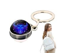 Genérico Porte-clés en forme d'horoscope pour sac à dos Constellation | Décoration de voiture suspendue décorative dans l'obscurité pour la décoration de sac à dos, , Consulte la descripción