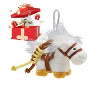 Generico Porte-clés en peluche cheval - Petits pendentifs animaux en peluche de collection - Charm pour porte-clés cheval jouet poupées | Pour adultes amoureux amis garçons filles femmes hommes